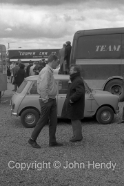 People in the paddock