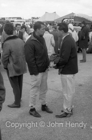 Drivers in the paddock