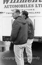 Drivers - Jack Brabham behind