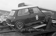 Touring Cars - #8 Mini Cooper (Paddy Hopkirk) on the transporter