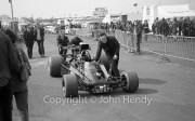 F1 - #1 Lotus-Cosworth 76 (Ronnie Petersen) being wheeled through the paddock