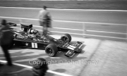 F1 - #1 Lotus-Cosworth 76 (Ronnie Petersen) leaving the pits