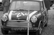 Team #21 Mini 7 Club A, Car C - Cooper-Mini 997cc John Whitmore/Steve McQueen