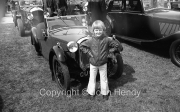 Simon in front of an Austin 7
