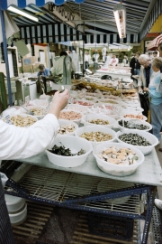 Shellfish stall