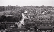 View up the London Road from the Grosvenor Centre car park