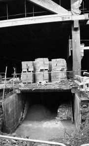 Bus station under construction