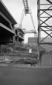 Bus station and Grosvenor Centre under construction
