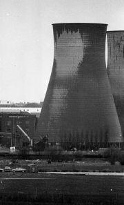 Cooling tower demolition