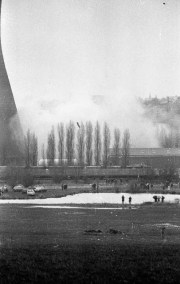 Cooling tower demolition