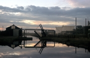 Sunset at the canal