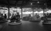 John and David on the dodgems