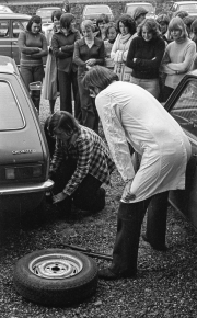 Changing a wheel
