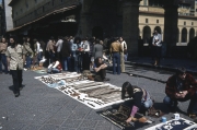 Hawkers on Ponte Vecchio