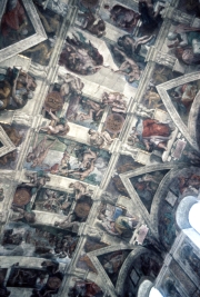 Ceiling in the Sistine Chapel