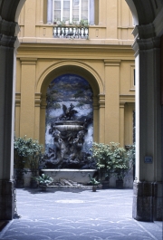 Palazzo Courtyard and Fountain