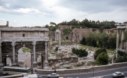 The Forum from the Capitol, Arch of Septimus Severus