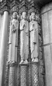 Statues at Cathedral Door