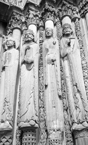 Statues at Cathedral Door