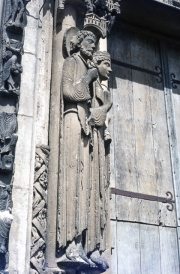 Figures by the West Door