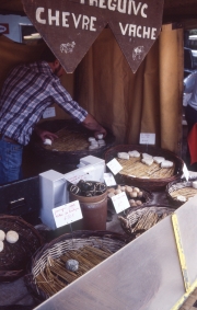 Benodet Market cheese stall
