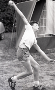 Nick Danby bowling