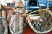 Benodet Market - bread stall