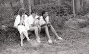 Watching the bikes