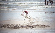 Small child and channel
