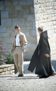 Monk at Abbaye St Anne de Kergonan