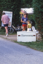 Eurocamp couriers' tent