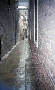 Wet alleyway