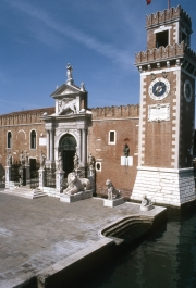 Arsenale entrance from the bridge