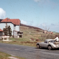 Bill and his MGA and the Ballon d'Alsace