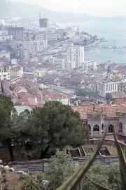 Monaco from the Jardin Exotique