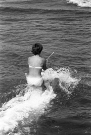 Water-skiing, bikini