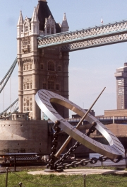 Tower Bridge and sculpture
